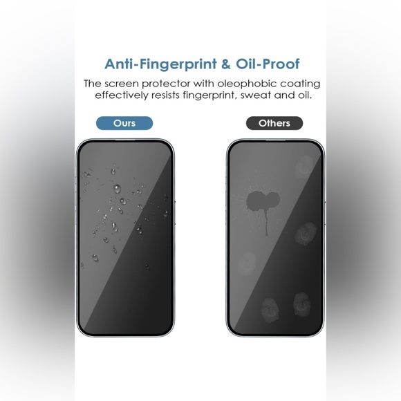 iPhone 15 pro screen protector, camera lens protector, tempered glass - Picture 10 of 13